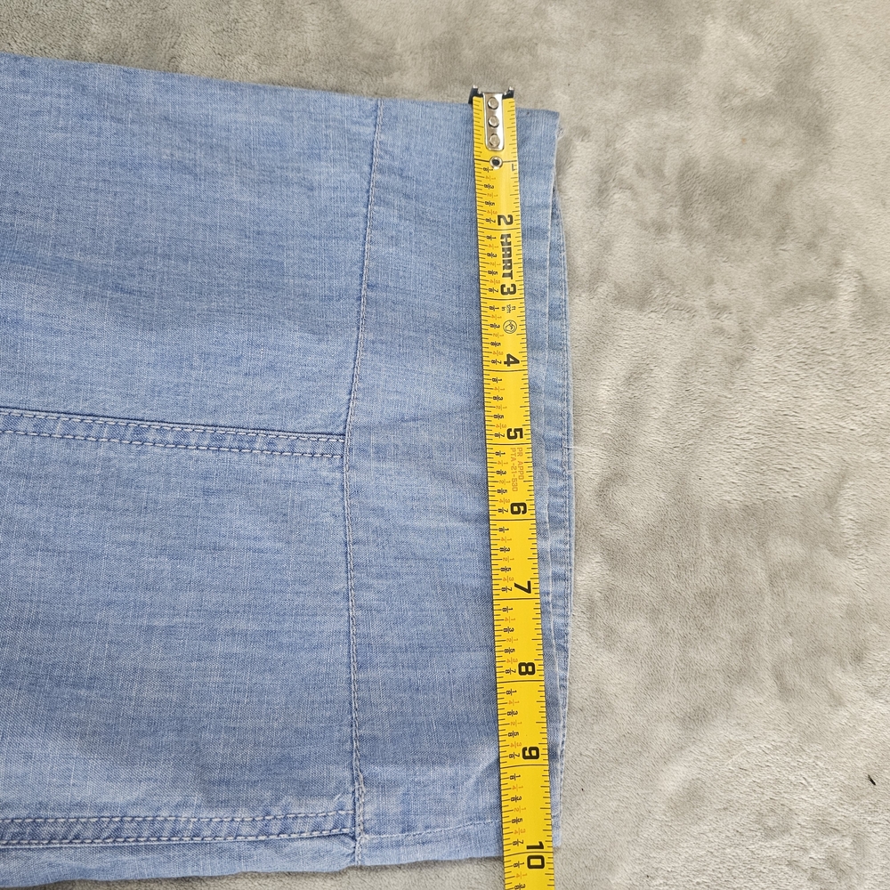 Zara Women's Denim Jumpsuit S Wide leg Pants Blue M - Picture 9 of 12